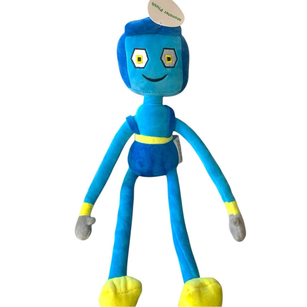 NWT Daddy Long Legs Poppy Playtime Huggy Wuggy Plush Toy Doll 19” Blue